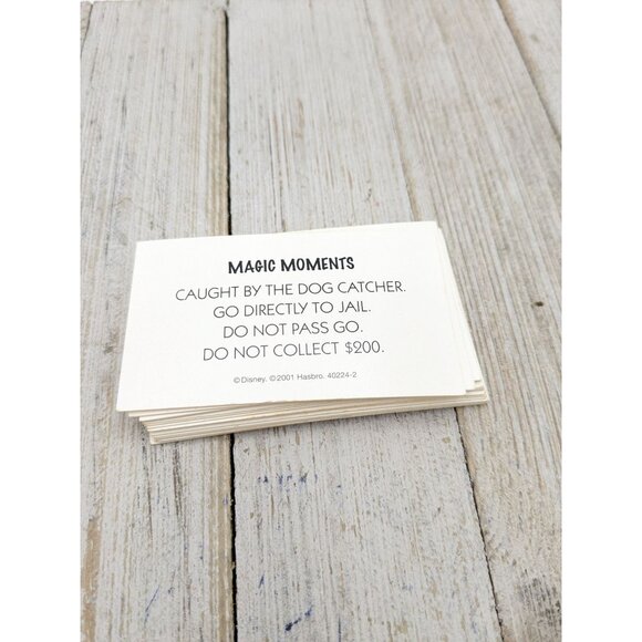 2001 Monopoly Disney Edition Game Replacement Magic Moments And Show Time Cards - Picture 4 of 7